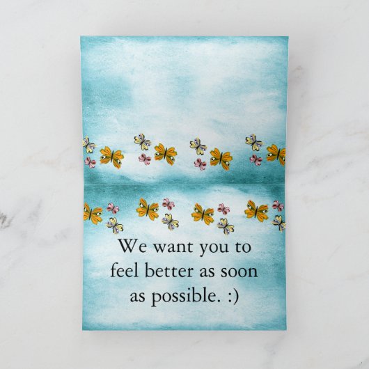 Get Well Water Pondシーン カード (内部)