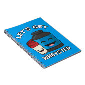 Get Wheysted - おもしろいボディビルトレーニング ノートブック (右側)