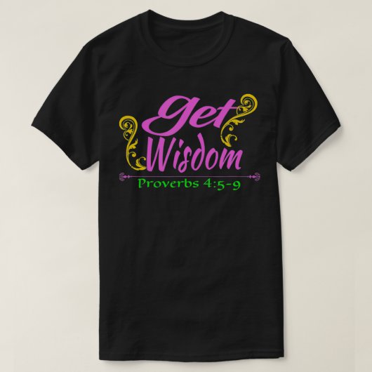 Get Wisdom Prov 4  Tシャツ (デザイン正面)
