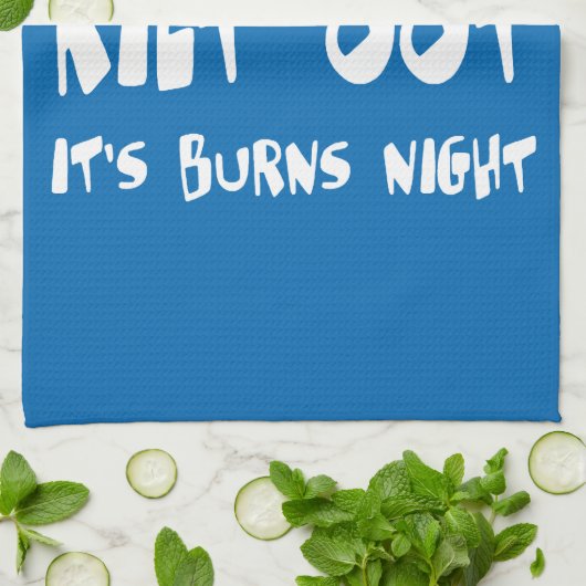 Get Yer Kilt Oot Its Burns Night Scottish Slang  キッチンタオル (折り畳み)