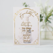 Get Your Bubbly On Wedding Shower 招待状 (スタンド正面)