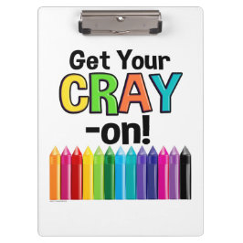 Get your Cray On Rainbow 熱狂する Crayon Art先生 クリップボード