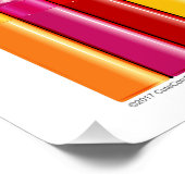 Get your Cray On Rainbow 熱狂する Crayon Art先生 ポスター (コーナー)