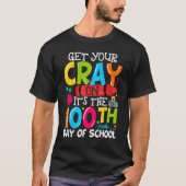 Get Your Crayon It's The 100th Day of School Tシャツ (正面)