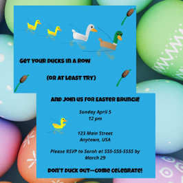 Get your Ducks in a Row for Brunch 招待状