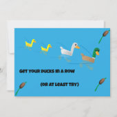 Get your Ducks in a Row for Brunch 招待状 (正面)
