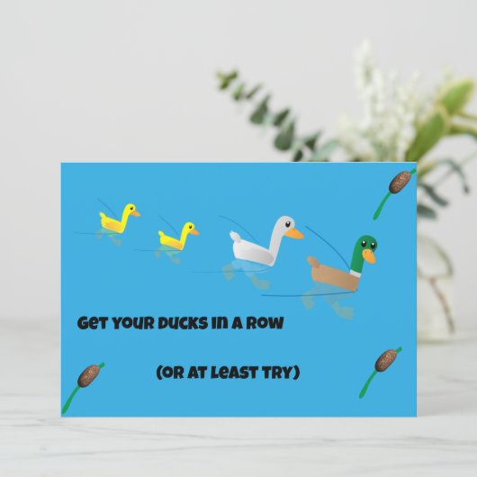 Get your Ducks in a Row for Brunch 招待状 (スタンド正面)