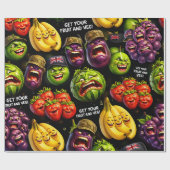 Get your fruit and veg premium wrapping paper make ラッピングペーパー (フラット)