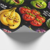 Get your fruit and veg premium wrapping paper make ラッピングペーパー (角)