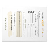 Get Your Mind RIGHT – 5-Minute Journal Notepad ノートパッド (正面)