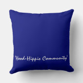 'Get Your Mind Right' Square Throw Pillow クッション (裏面)