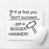 GetABiggerHammer マウスパッド (マウス)