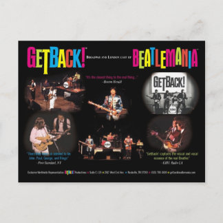 GetBack!® Beatlemaniaはがき ポストカード