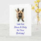 GetDown及びDirtyfor YourBirthdayを許可します! カード (黄色い花)