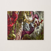 Gethsemaneのパズルのデザインのイエス・キリスト ジグソーパズル (横)