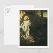 Gethsemane 3の庭のキリスト ポストカード (正面/裏面)