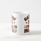 Gettinホットチョコレートの無駄 コーヒーマグカップ (中央)