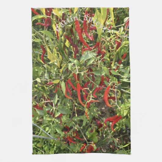 Gettin' Spicy  キッチンタオル (縦)