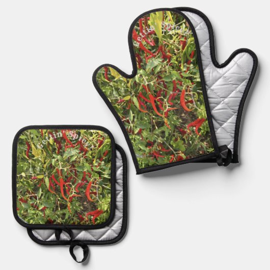 Gettin' Spicy  鍋つかみ&鍋敷きセット (正面/裏面)