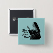 gettingの尼僧ではないです 缶バッジ (正面&裏面)