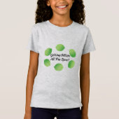 Getting おもしろい Better All theライム Tシャツ (正面)