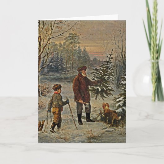 Getting a Christmas Tree シーズンカード (正面)