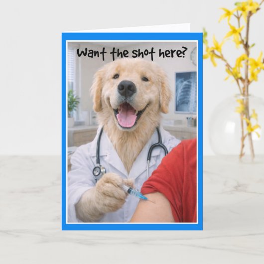 Getting a Shot Get Well card.  SHOA-1 カード (黄色い花)