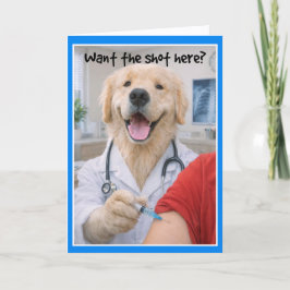 Getting a Shot Get Well card.  SHOA-1 カード