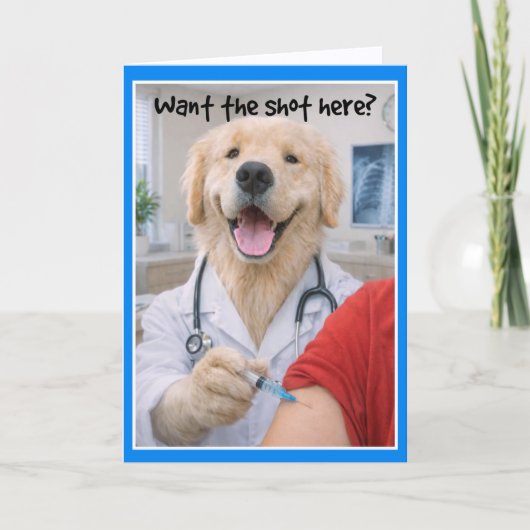 Getting a Shot Get Well card. SHOA-1 カード (正面)