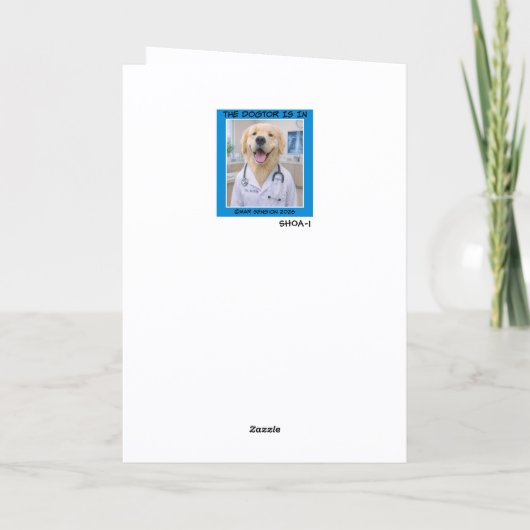 Getting a Shot Get Well card.  SHOA-1 カード (裏面)