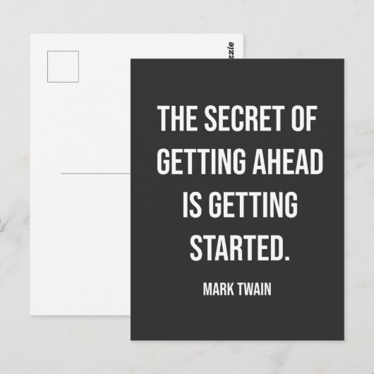 Getting Ahead Starts Now ポストカード (正面/裏面)