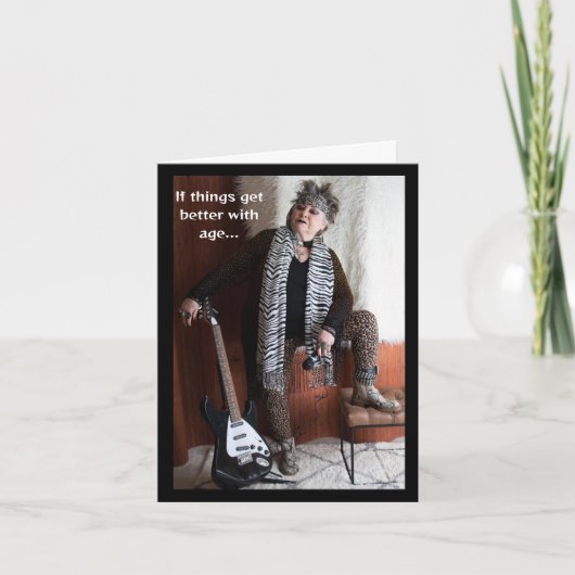 Getting Better with Age誕生日 カード (正面)