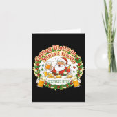 Getting Blotto In Santa's Grotto Drunk Friends Nig カード (正面)