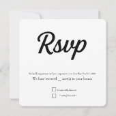 "Getting Hitched" Wedding Elopement Enclosure Card (裏面)