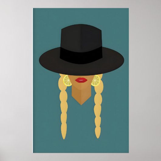 Getting In Formation Inspired Original Icon Design ポスター (正面)