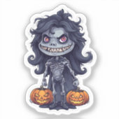 Getting Into the Spooky Spirit Sticker – Cute シール (正面)