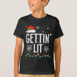 Getting Lit Bride Squadバチェロレッテブライダルパーティ Tシャツ<br><div class="desc">Getting Lit Bride Squadバチェロレッテブライダルパーティクリスマス</div>