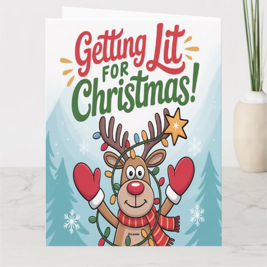 Getting Lit Christmas カード (裏面)