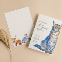 Getting Meowied Catバチェロレッテ招待状