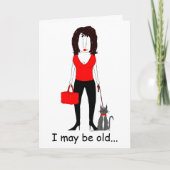 Getting Old Birthday Card for Women カード (正面)