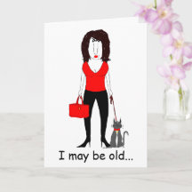 Getting Old Birthday Card for Women