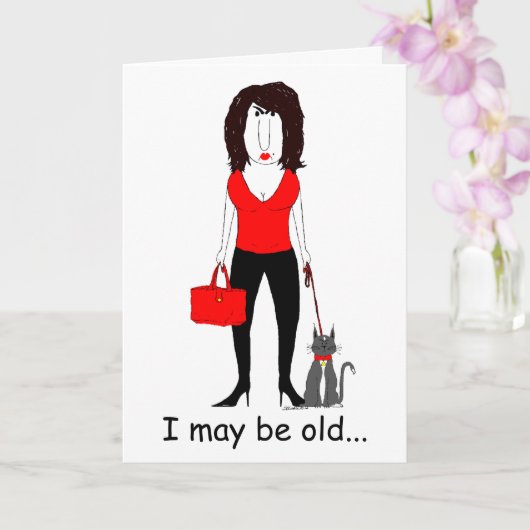 Getting Old Birthday Card for Women カード (蘭)