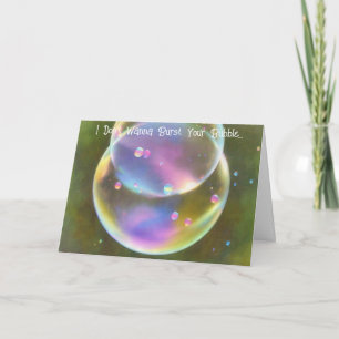 Getting Old Bubble Art おもしろい誕生日カード カード