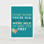 Getting Old Funny & Sarcastic Funny Birthday カード (正面)