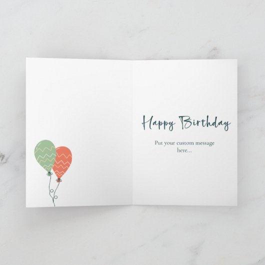 Getting Old Funny & Sarcastic Funny Birthday カード (内部)