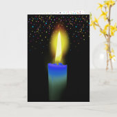 Getting Older誕生日キャンドル カード (黄色い花)