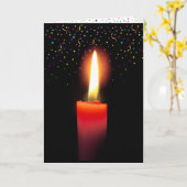 Getting Older誕生日キャンドル カード (黄色い花)