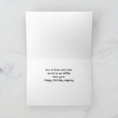 Getting Older Animal Grumpy Gorilla Birthday カード (内部)