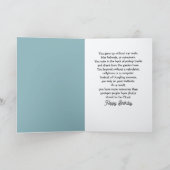 Getting Older Birthday Fun Old Lady カード (内部)