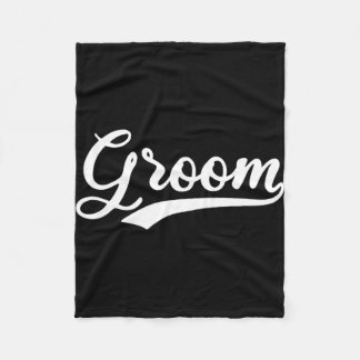 Getting Ready Bride And Grow結婚'S Gro フリースブランケット